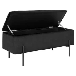 HOUSE NORDIC Sideboards>Banc med förvaring Luna Noir 442802