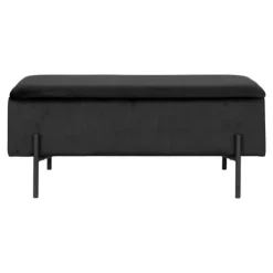 HOUSE NORDIC Sideboards>Banc med förvaring Luna Noir 442802