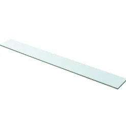 vidaXL Hyllor>Hyllplan 2 st glas genomskinligt 100x12 cm