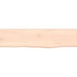vidaXL Hyllor>Hyllplan 40x10x2 cm obehandlad massiv ek
