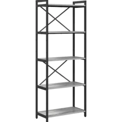 vidaXL Hyllor>Hyllsystem Grå sonoma 60 x 30 x 155 cm Konstruerat trä