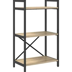 vidaXL Hyllor>Hyllsystem Sonoma-ek 56 x 34 x 96 cm Konstruerat trä