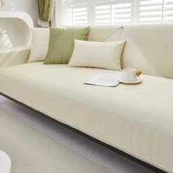 no brand Soffor>IC Issilke soffdyna Halkfri med ryggstöd mjuk dyna Vit 45*45cm