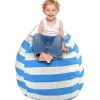 no brand Sittsäckar>IC Plyschleksaksförvaring, Bean Bag Cover, Bean Bag Kudde blå