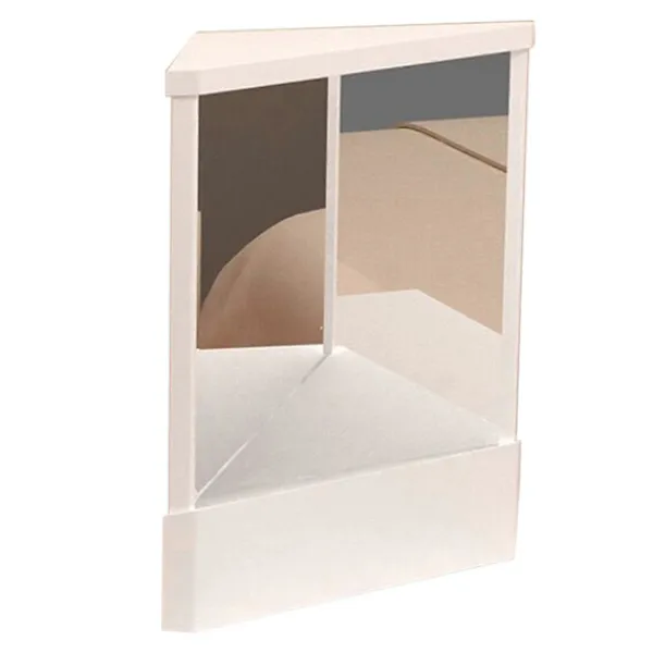 Skåp>Icke-omvändande Spegel Sannbildsreflektion Stabil Bas Spegel Present Kompatibel med Kvinnor Whit_qcx Small size