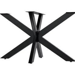 BellaFurn Matbord>Industriell stolben - Bord ben - robust stål, enkel montering