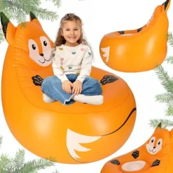 Sittsäckar>Inflatable Sofa for Children - Animal Fox