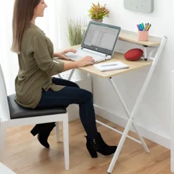 InnovaGoods Kontorsmöbler>hopfällbart skrivbord med hylla