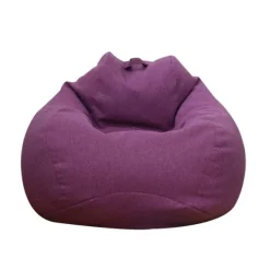 Sittsäckar>Inomhus Utomhus Vuxen Sittsäck Spelstol Extra Stor Sittsäck Överdrag Lila M Lila Lila M