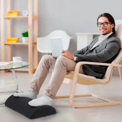 Kontorsmöbler>Jinyi Ergonomisk Skrivbordsman, Fotstöd, Under Skrivbordsman Med Och Meshöverdrag För Hemresa 1 Styck