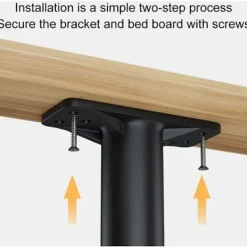 Sängar>Justerbara sängben, 22-42 cm Badrumsmöbelfötter, justerbara möbelfötter, för bordsstolar skåp soffben, svart, 2 stycken