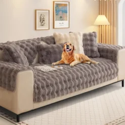 Soffor>Kanin Plysch Soffa Överdrag L Form 1/2/3/4 Sits Soffa Överdrag Hörnsoffa U Form, 2023 Ny Universal Halkskyddad Soffa Skydd, Super Mjuk Soffa 90*240cm | Fyndiq