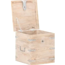 vidaXL Kistor & Koffertar>Kista 40x40x40 cm massivt akaciaträ