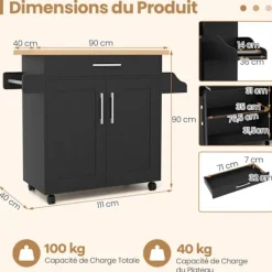 COSTWAY Köksö><noscript><img width=