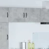 vidaXL Skåp>Köksskåp 2 pcs Betonggrå 50 x 31 x 40 cm Konstruerat trä