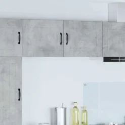 vidaXL Skåp>Köksskåp 2 pcs Betonggrå 50 x 31 x 40 cm Konstruerat trä