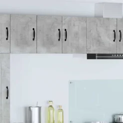 vidaXL Skåp>Köksskåp Kalmar 2 pcs Betonggrå 30 x 31 x 40 cm Konstruerat trä