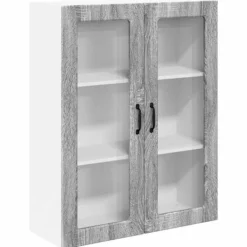 vidaXL Skåp>Köksskåp Kalmar Grå Sonoma 80 x 31 x 100 cm Konstruerat trä