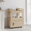 vidaXL Köksö>Köksvagn sonoma-ek 60x45x80 cm konstruerat trä