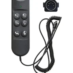 NICEGOU Fåtöljer>6-knappsfjärrkontroll för vilstolar 5-stifts Lyftstols Handkontroll Handreglage för Elmöbler