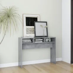 vidaXL Sideboards>Konsolbord betonggrå 105x30x80 cm konstruerat trä