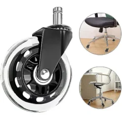 Kontorsmöbler>Kontorsstol Hjul Ersättning 360 Rotation Stol Hjul