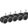 Kontorsmöbler>Kontorsstol Hjul, 5-pack, Kompatibla med IKEA Stolar (10mm x 22mm) Kraftiga