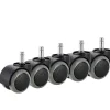 Kontorsmöbler>Kontorsstol Hjul, 5-pack, Passar IKEA Stol (10mm x 22mm) Kraftig