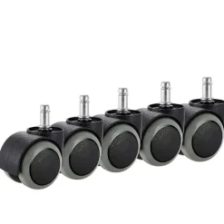 Kontorsmöbler>Kontorsstol Hjul, 5-Pack, Passar IKEA Stol (10mm x 22mm) Kraftiga