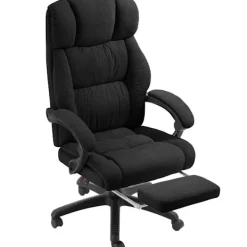 Kontorsmöbler>Kontorsstol Jillien med fotstöd och velouröverdrag