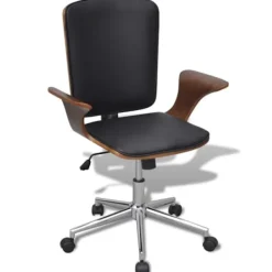 vidaXL Kontorsmöbler>Kontorsstol med snurr och konstläderklädsel Bentwood