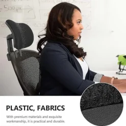 Kontorsmöbler>Kontorsstol Nackstöd Fäste Universellt Nackstöd Kudde Klädd Justerbar Höjd Vinkel-WELLNGS