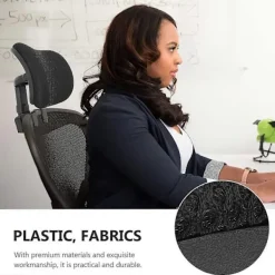 Kontorsmöbler>Kontorsstol Nackstöd Fäste Universellt Huvudstöd Kudde Klädd Justerbar Höjd Vinkel
