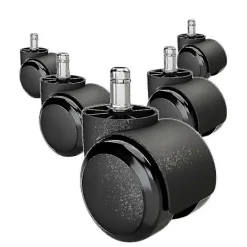 Kontorsmöbler>Kontorsstols Hjul Stolhjul Ersättning 5-pack Kontorsstols Rullar Tungt Ersättning