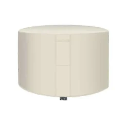 Sittpuffar>Kraftig 420d Oxford Rund Trädgårdsmöbelöverdrag Vattentätt Inomhus Utomhus Cirkulärt 185 x 110 cm