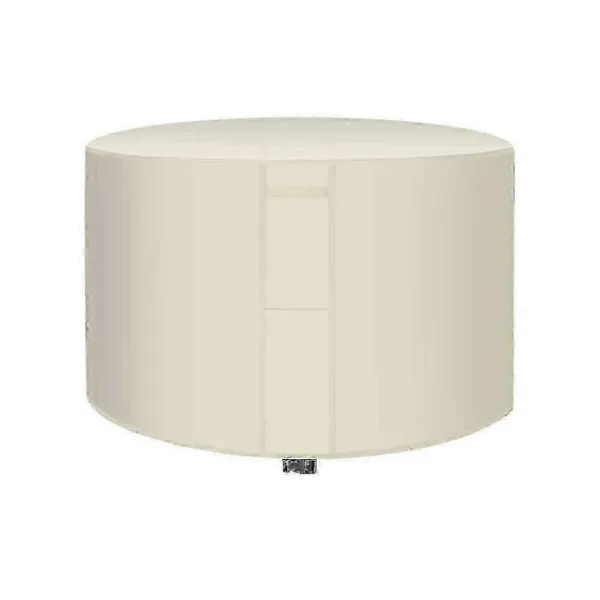 Sittpuffar>Kraftig 420d Oxford Rund Trädgårdsmöbelöverdrag Vattentätt Inomhus Utomhus Cirkulärt 185 x 110 cm