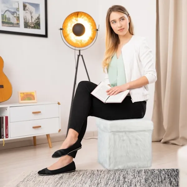 Northix Sittpuffar>Kubsäte i fuskpäls