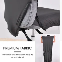 Stolar>(L) Överdrag för kontorsstol Svart Avtagbara stolsöverdrag Universell Modern Simplism Stil Rotationsstol Överdrag för Kontorsstol Rotationsvridbar Stol Armr | Fyndiq