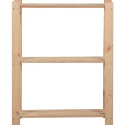 vidaXL Hyllor>Lagerhylla 3 hyllplan 60x28,5x90 cm massiv furu