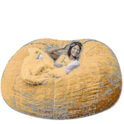 Sittsäckar>Lazy Soffa Sittsäck Konstgjord Päls Sittsäck Soffa (utan Fyllning) 150cm*75cm