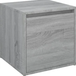 vidaXL Kistor & Koffertar>Låda grå sonoma 40,5x40x40 cm konstruerat trä