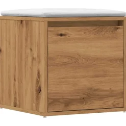 vidaXL Pallar>Lådlåda hantverksmässig ek 40,5x40x40 cm konstruerat trä