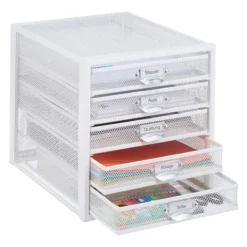 Northix Kontorsmöbler>Lådlåda med 5 lådor