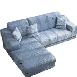 Vett Soffor>L-formad sofföverdrag, elastiskt sofföverdrag, 1 set