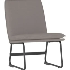 vidaXL Fåtöljer>Loungestol taupe 52x75x76 cm tyg