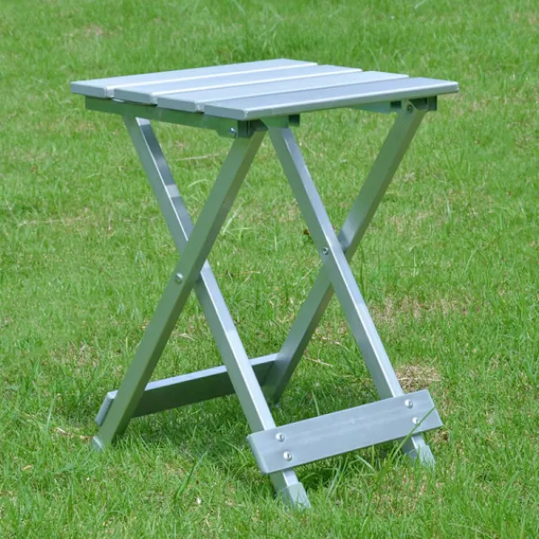 Xuigort Pallar>Lättvikts hopfällbar aluminium pall fiskepall utomhuspall stabil, hållbar och vacker fiskepall Campingpall,