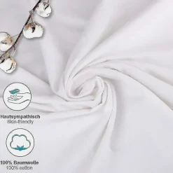 Sängar>Madrasskydd 200x200 Cm Molton 100% Bomull. Andningsbart. Bekvämt