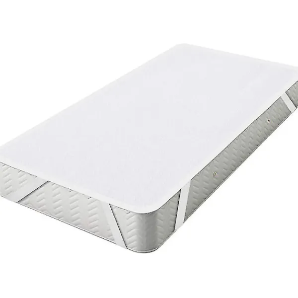 Sängar>Madrasskydd 200x220 Cm Molton 100% Bomull. Andningsbart. Bekvämt