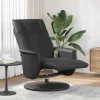 vidaXL Fåtöljer>Massagefåtölj Svart 71 x 90 x 105 cm Konstläder