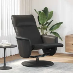 vidaXL Fåtöljer>Massagefåtölj Svart 71 x 90 x 105 cm Konstläder